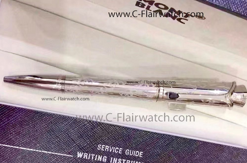 AAA Fake Mont Blanc Princesse Grace de Monaco SS Ballpoint Pen